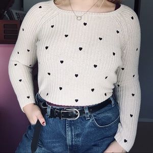 Lauren Conrad Heart Sweater